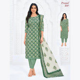 Pranjul Cotton Straight Pant Salwar Suit - P2637